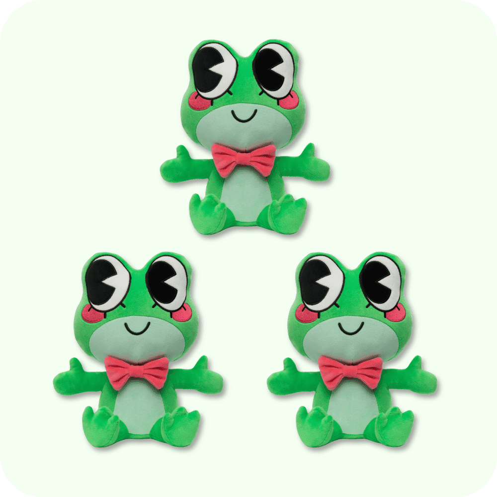 Ribbit Plush 3PCS Ribbit Plush 3PCS