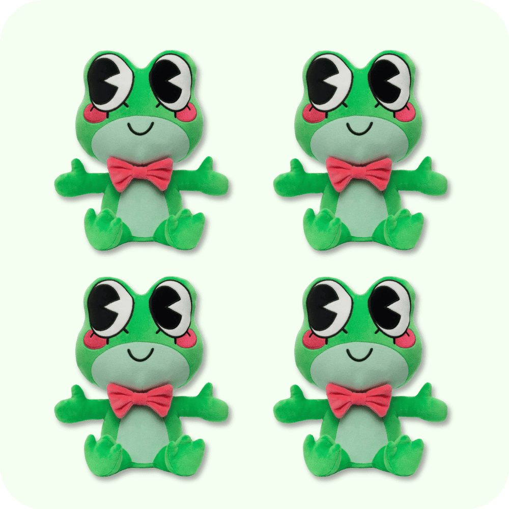 Ribbit Plush 4PCS Ribbit Plush 4PCS